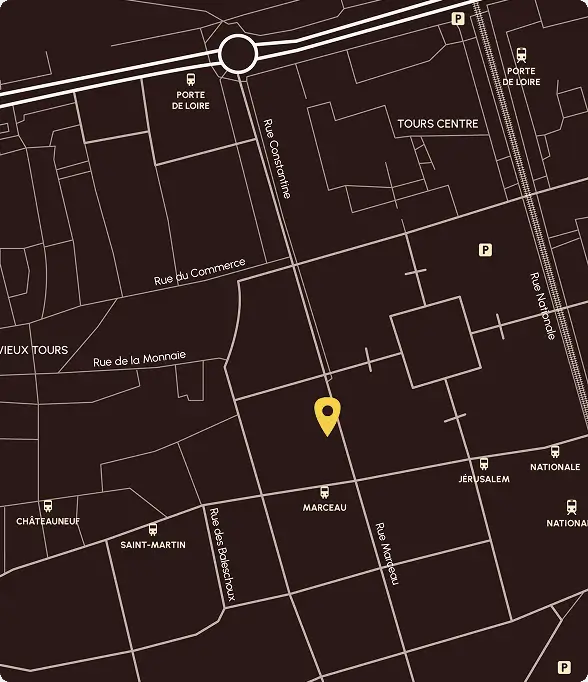 Itinéraire opticien Zinn à Tours